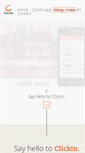 Mobile Screenshot of clickin.co